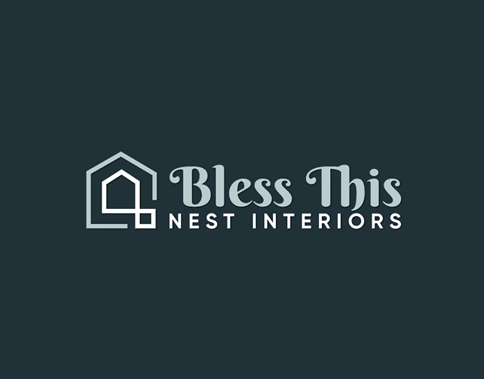 BLESS THIS NEST INTERIORS | Logo for Best Home Decor Services