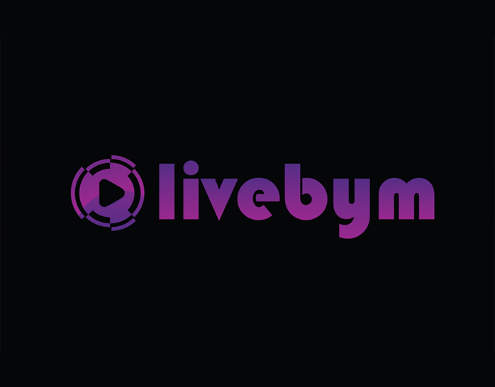 LiveBym - Logo Design for Video Chat Mobile App