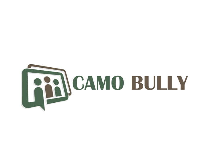 Camo Bully | Minimalist Logo Design for Army Service