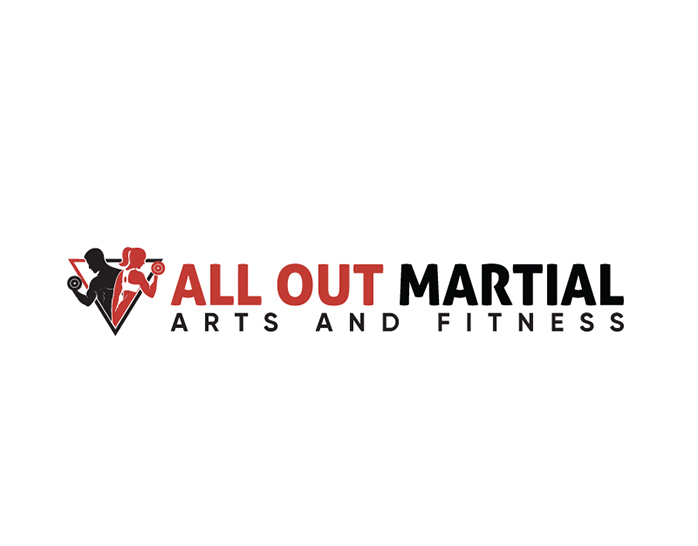 All Out Martial - Logo Design for Fitness and Wellness