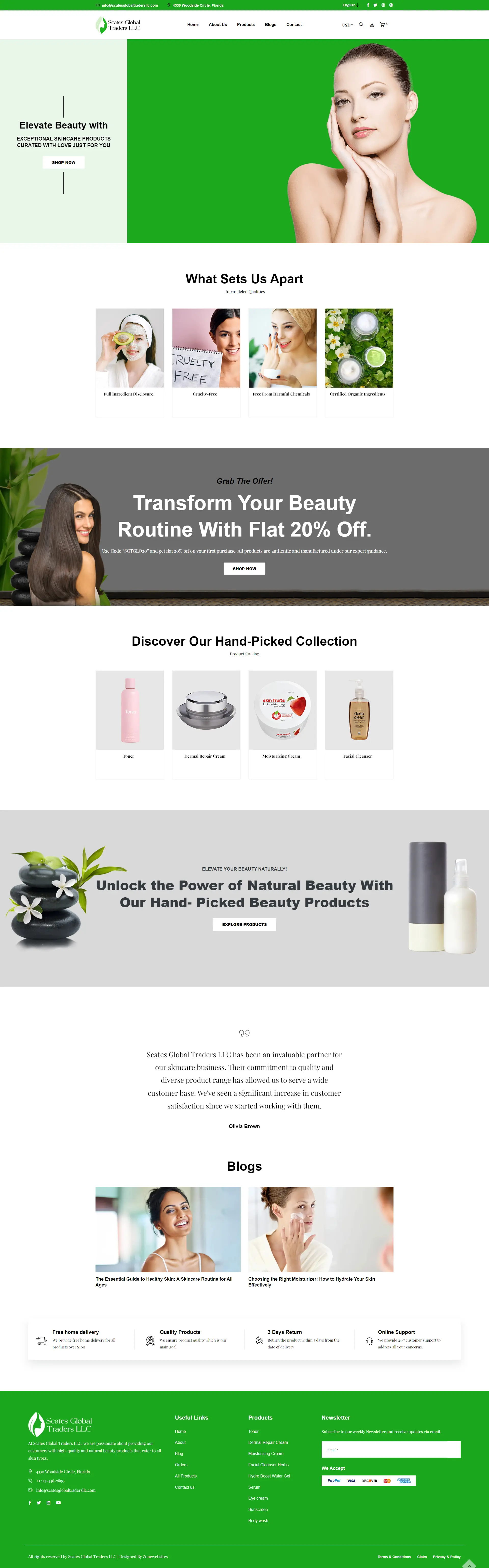 Scates Global - One-stop Shop for Premier Skincare Essentials