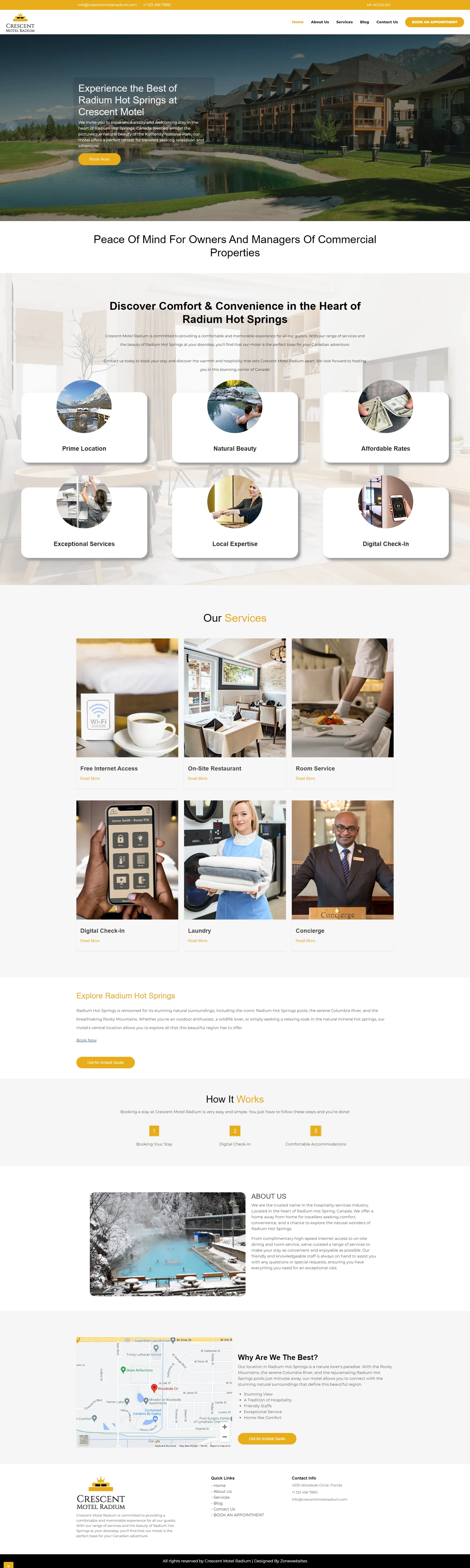 Crescent - Online Hotel Booking Website Template