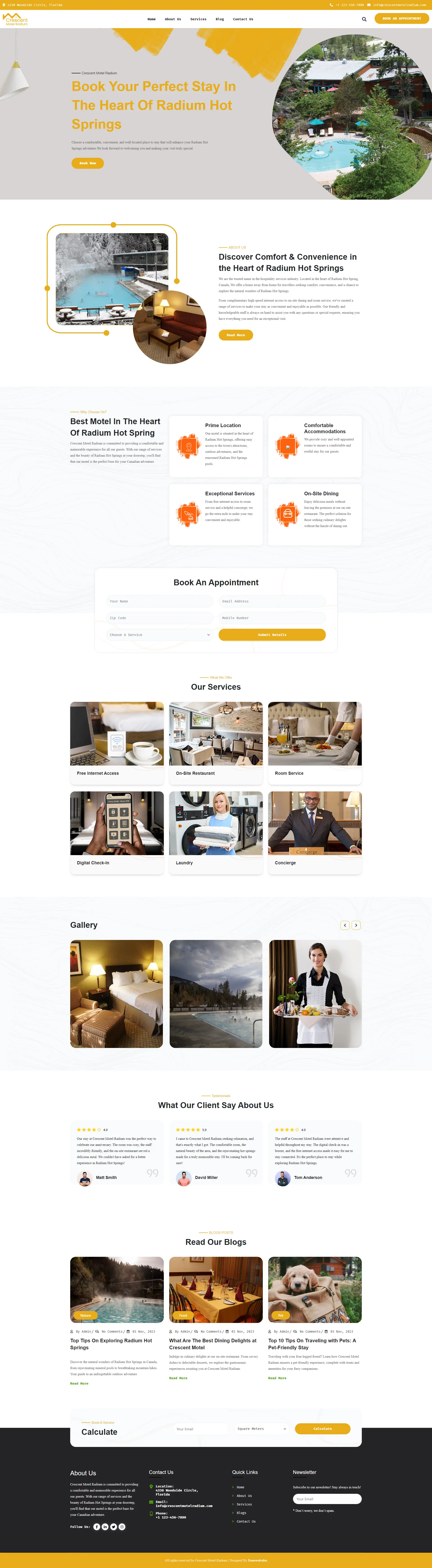 Crescent | Online Hotel Booking Service Theme