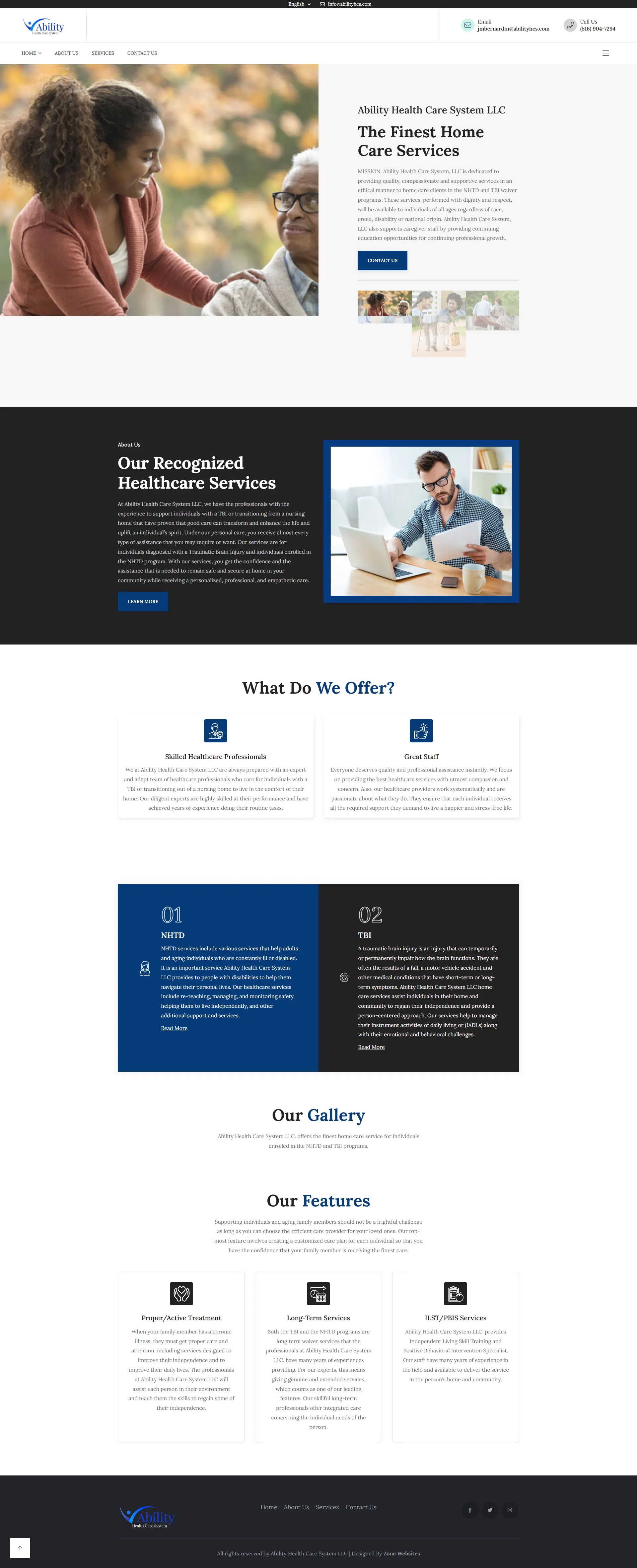 Abilityhcs - Classic Healthcare Website Template