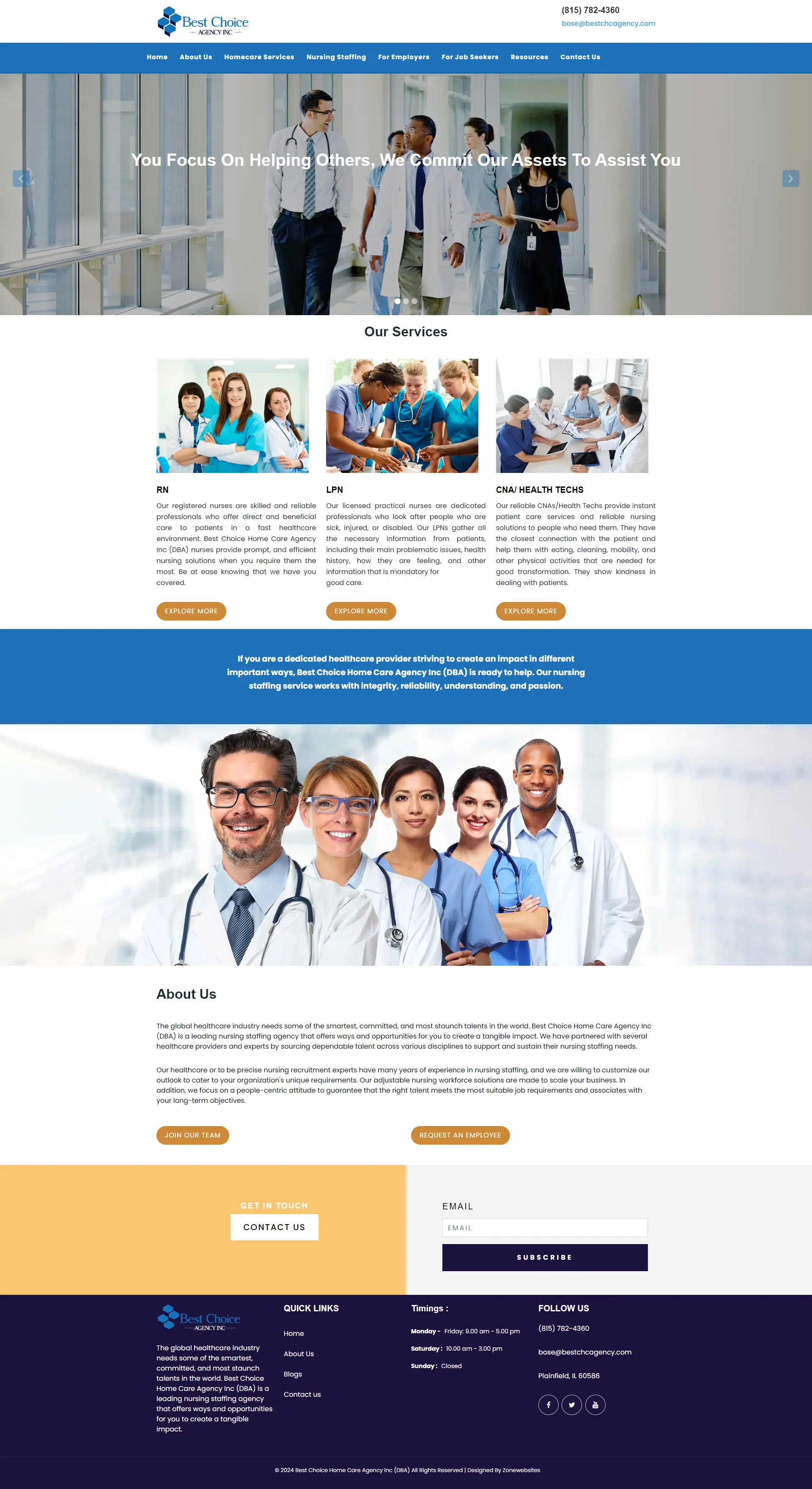 Bestchcagency | Premium Healthcare Website Layout