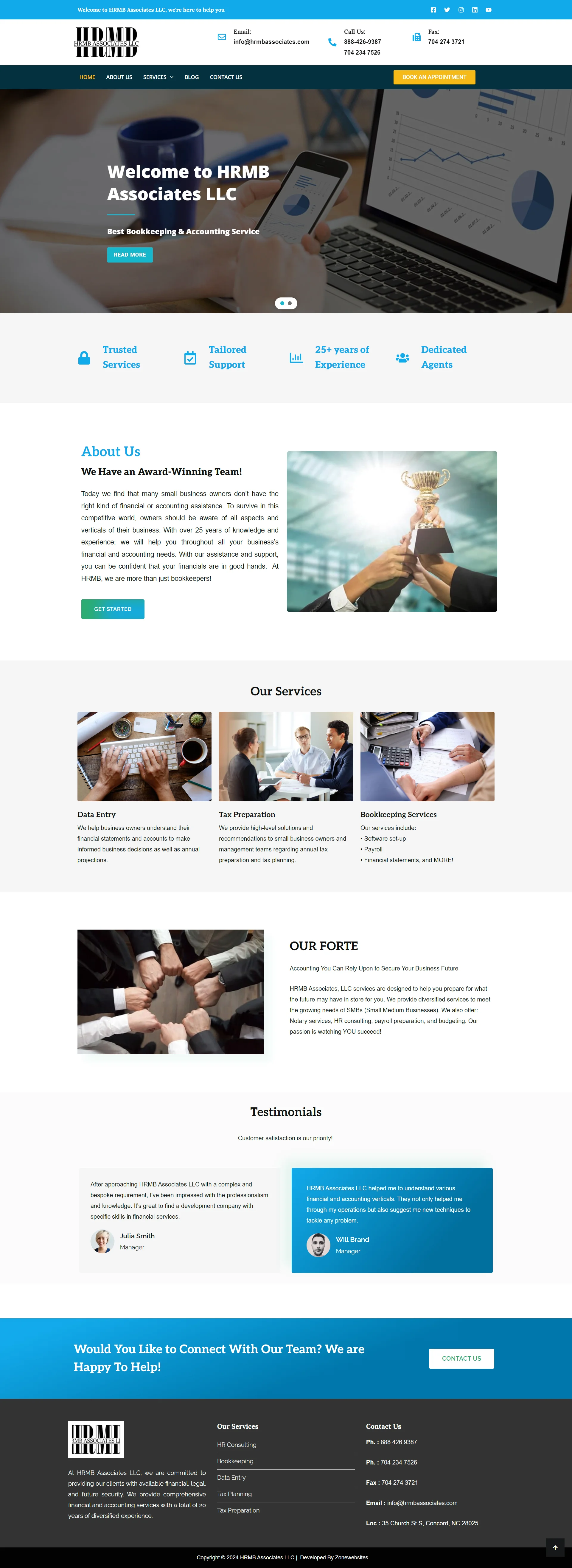 Financial and Accounting Services Website Template