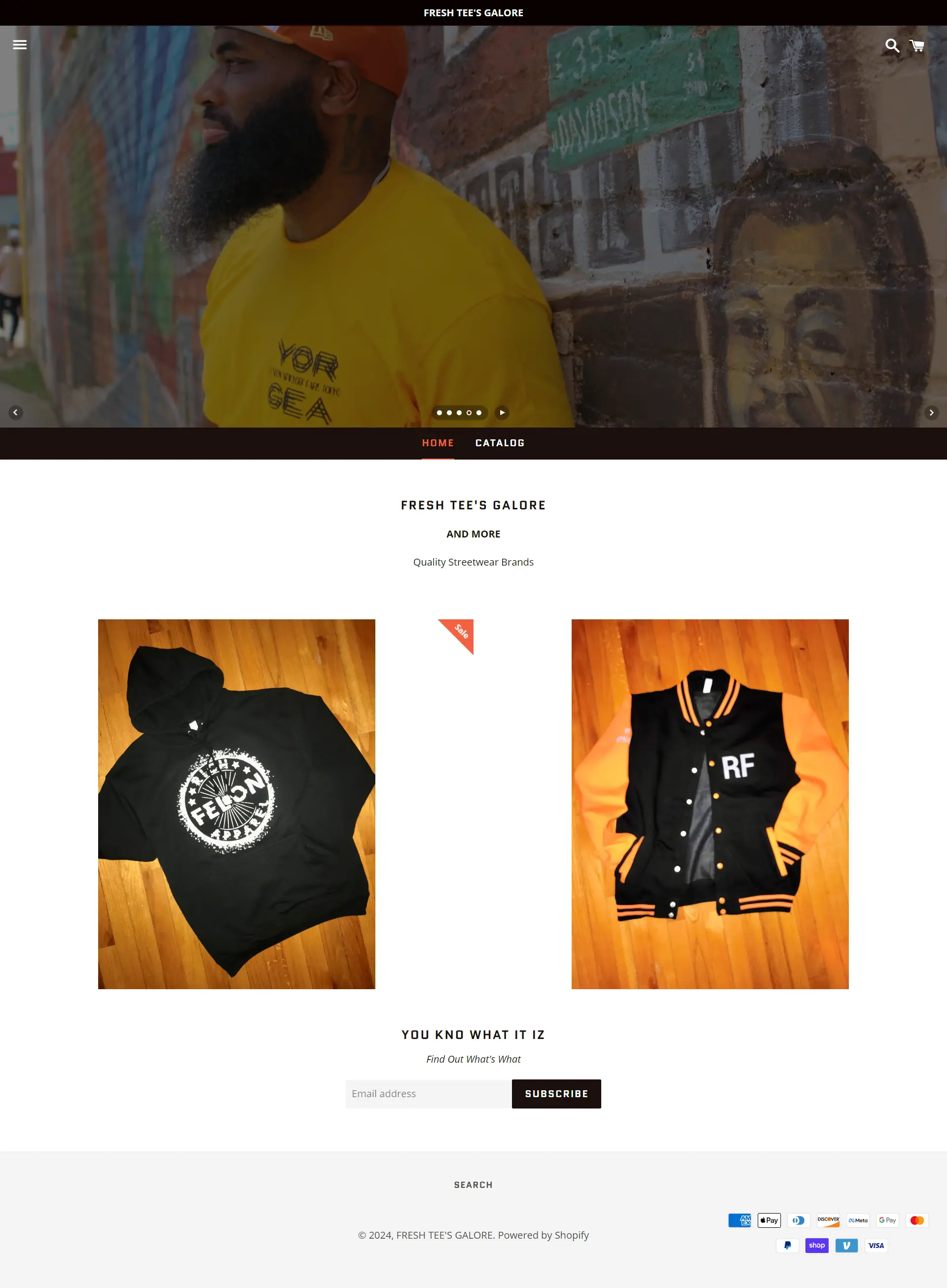 Modern and Creative Clothing Store Website Template