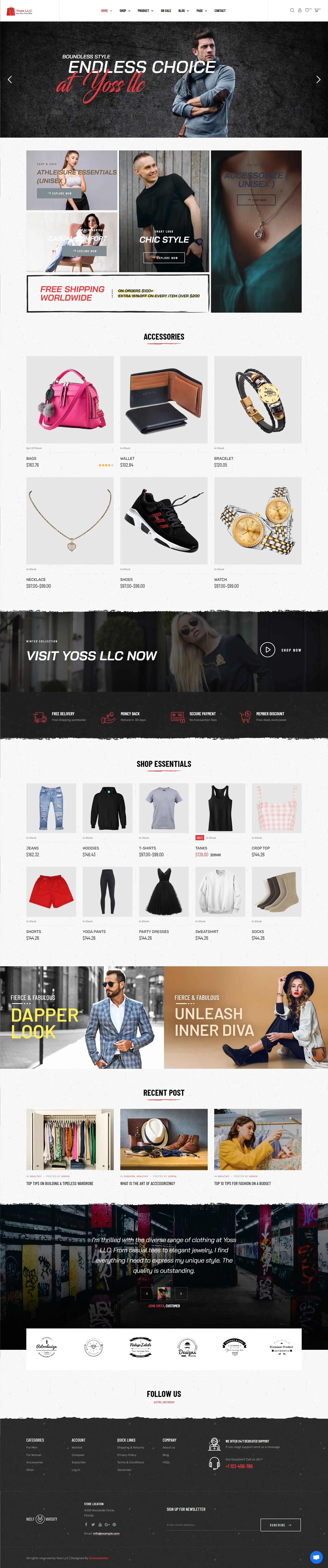 Multipurpose E-commerce Website Theme for Success