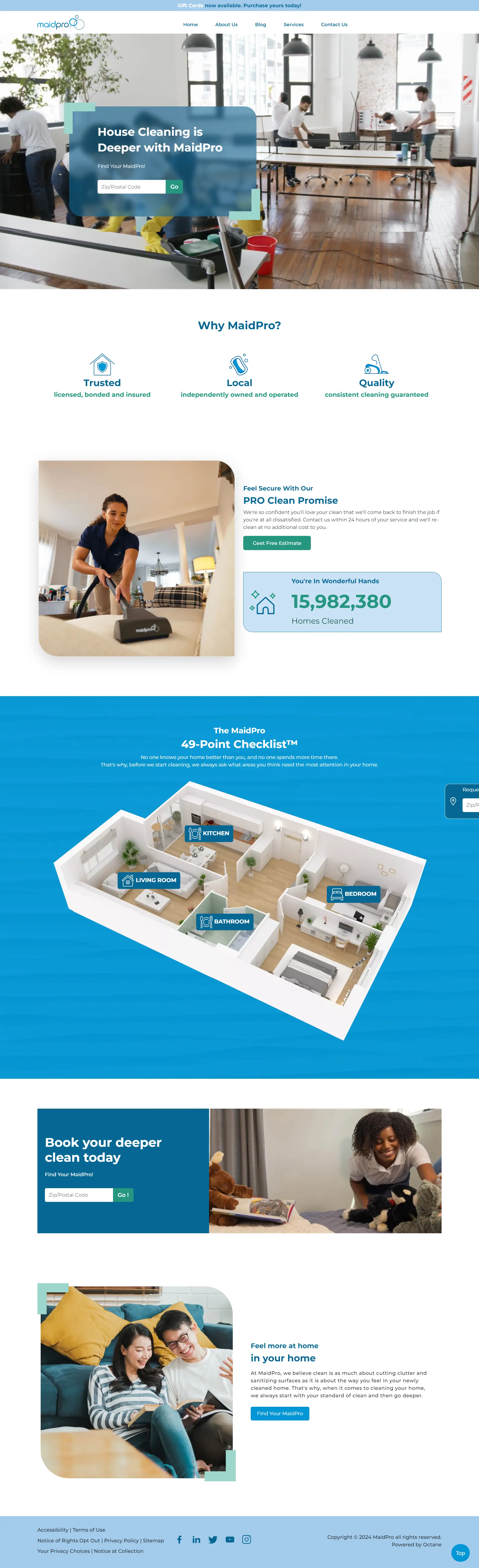 Office, Residential & Commercial Cleaning Website Theme