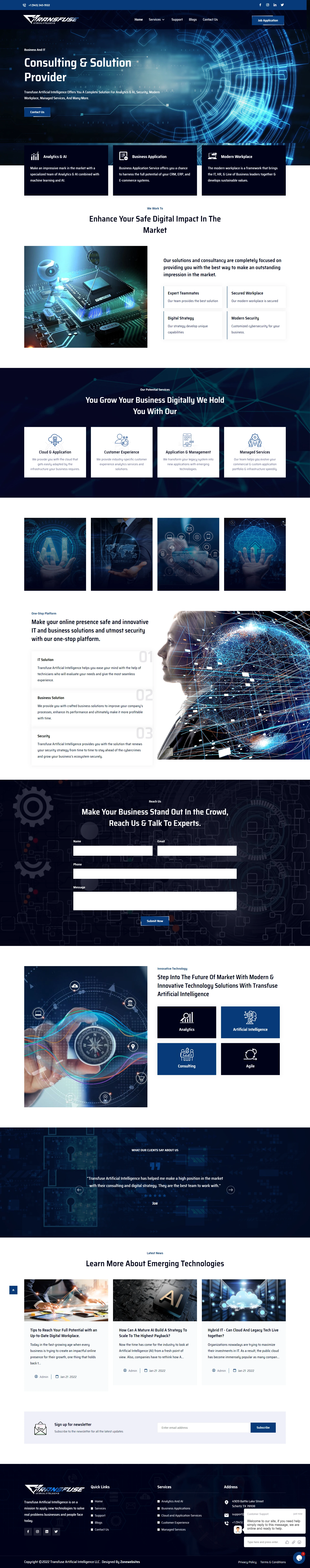 SEO-Optimized Website Theme for IT and Business Solutions