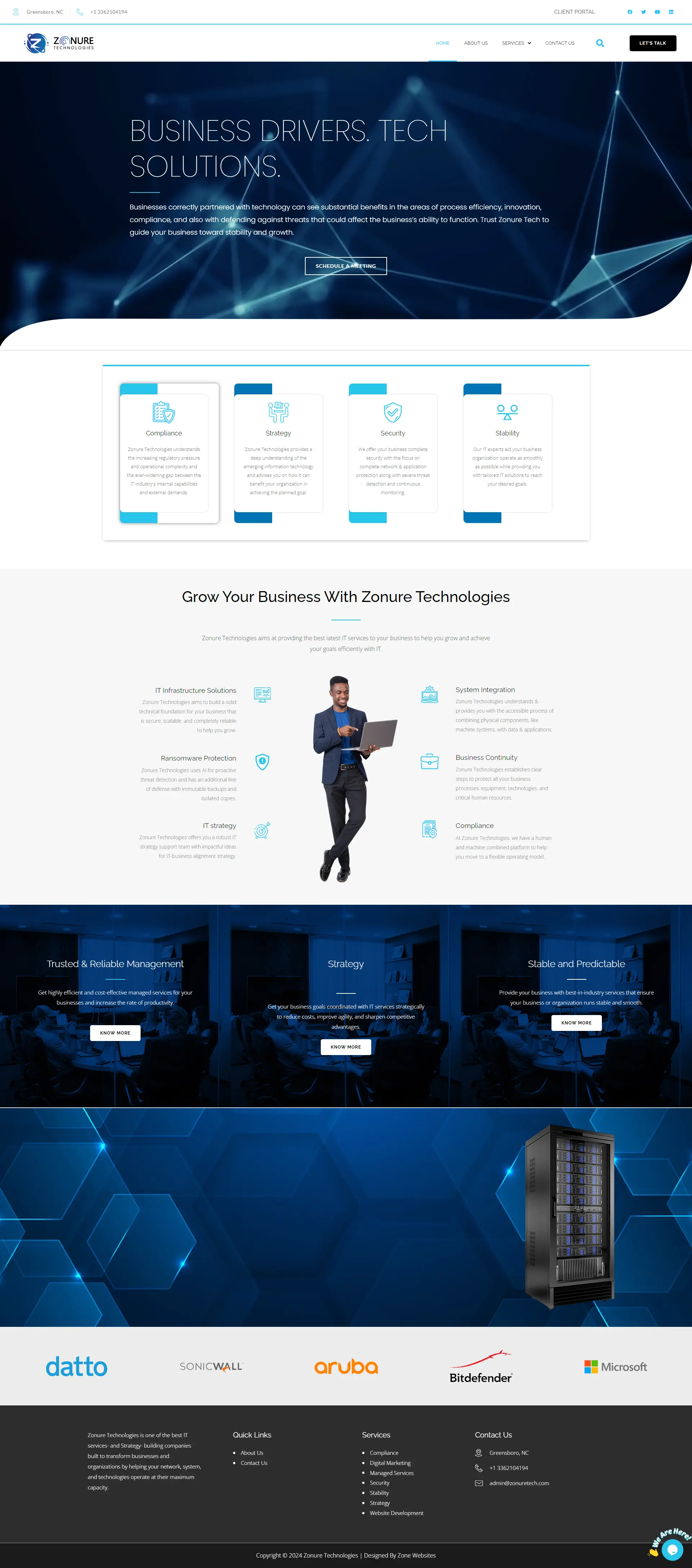 Website Theme for IT Services & Strategy Building Firms