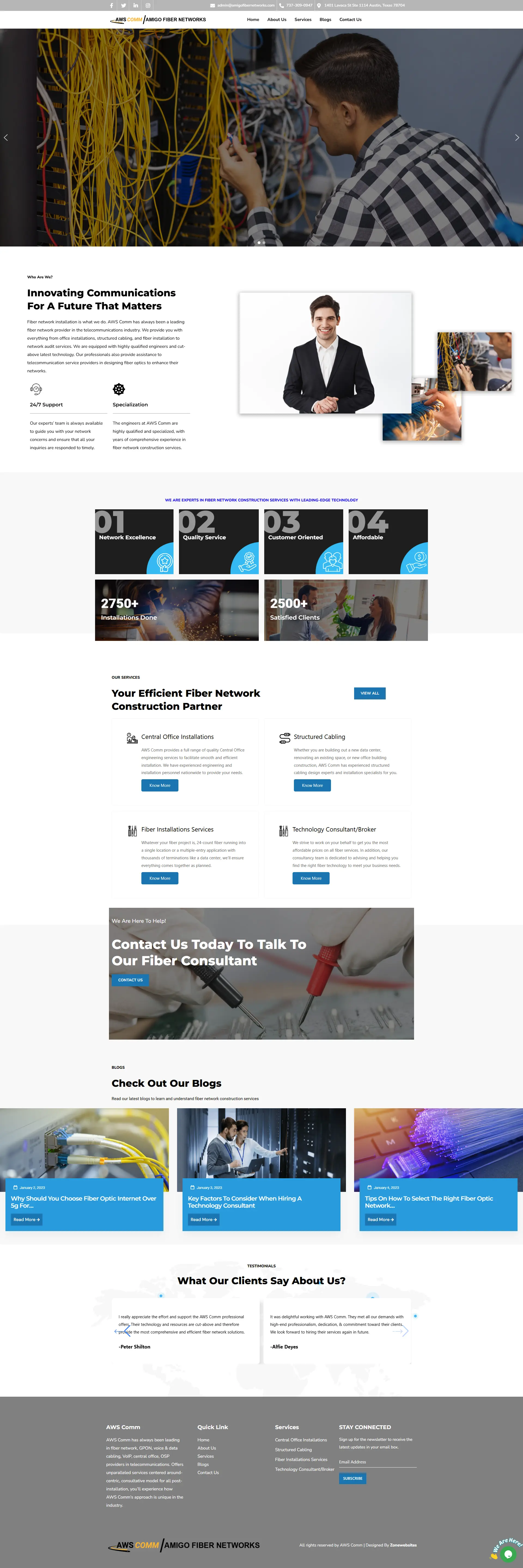 SEO-Friendly Website Theme for Internet Service Providers