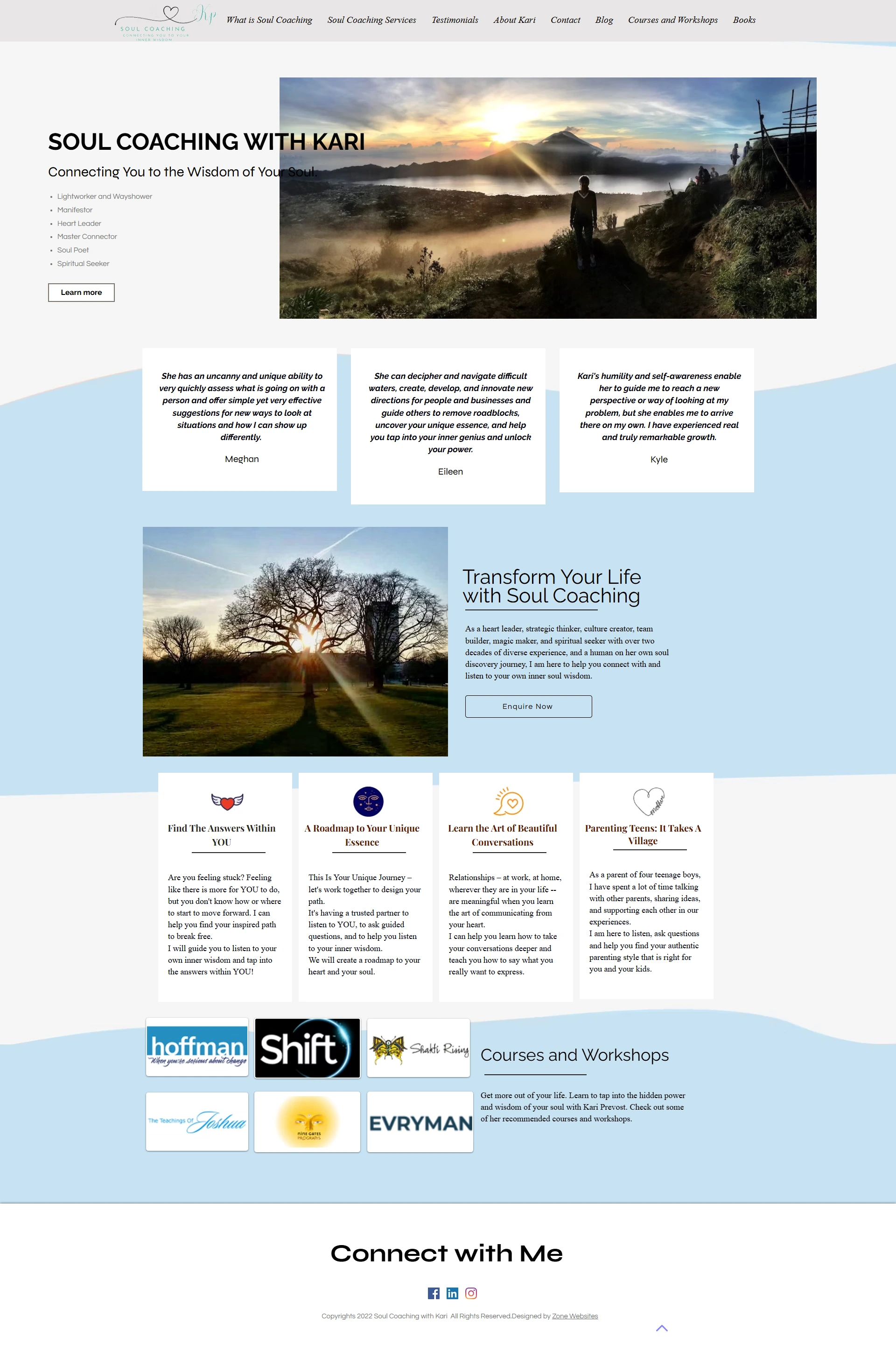 Stunning Life and Wellness Coaching Website Template